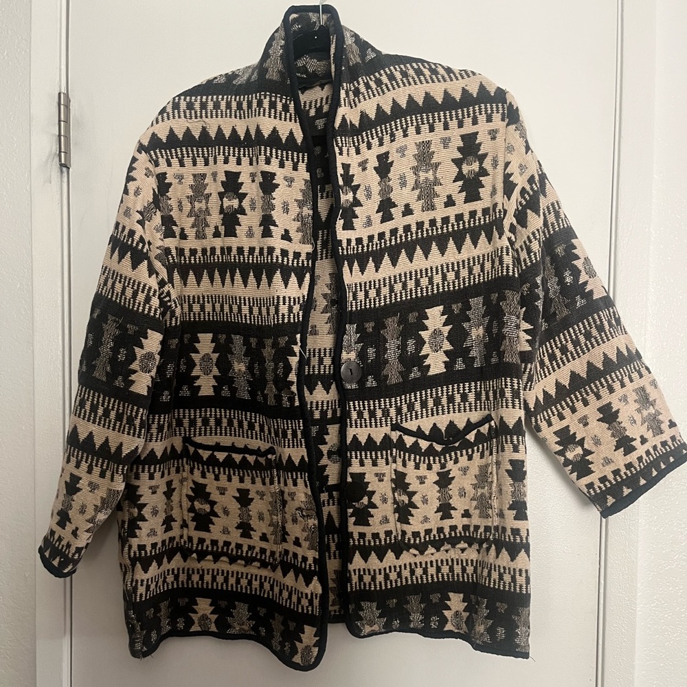 Tribal print sweater